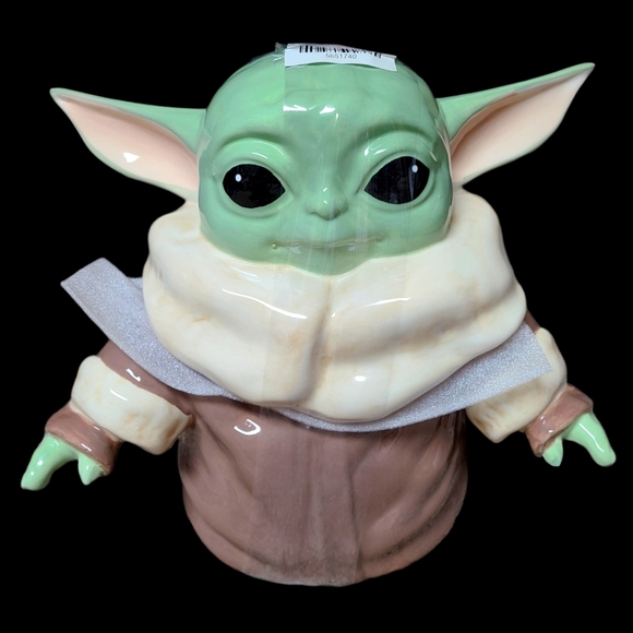 Star Wars Other - NWT STAR WARS GROGU COOKIE JAR BABY YODA THE CHILD MADALORIAN